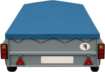 Aanhangerzeil - Afdekzeil Trailer - Transport Beschermen - Op Maat Gemaakt - 336 x 186 cm - Zandkleur