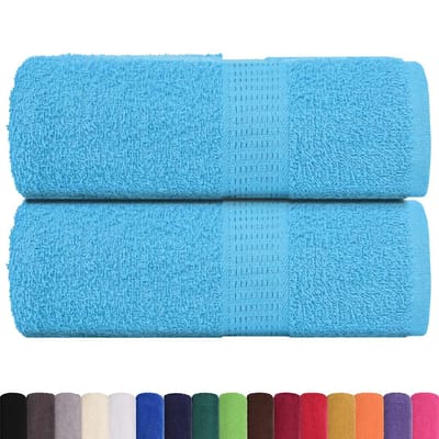 vidaXL - Gastendoekjes - FROGN - 2 - st - 30x50 - cm - 360 - g/m² - turquoise