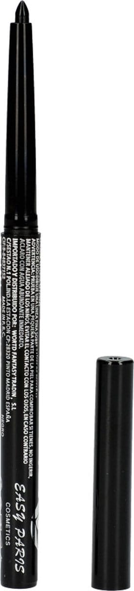 Easy Paris - Zwart oogpotlood, draaibaar / Automatic Eye Pencil / Eyeliner - Waterproof - Nummer 001 - 1 stuks