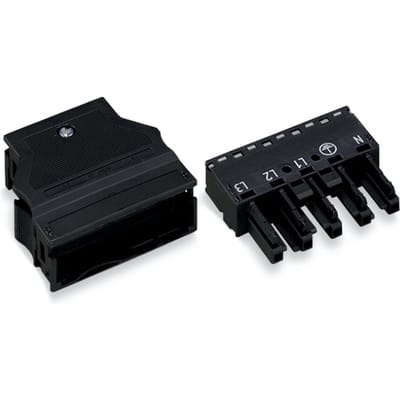 Wago 770-305 5-Poorts Stopcontact Met Trekontlasting - 770-305