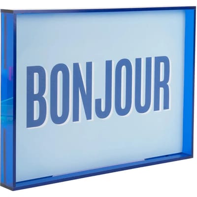 Wanddecoratie Present Time Bonjour