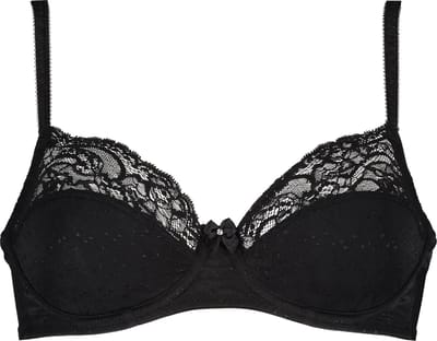 Hunkemöller Dames Lingerie Niet-voorgevormde beugel bh Sophie - Zwart - maat C100