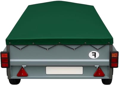 Aanhangerzeil - Aanhangerafdekking - Goederen Beschermen - Professionele Kwaliteit - 211 x 135 cm - Groen