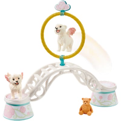 schleich BAYALA - Winged Baby Lion Training - Speelfigurenset - Kinderspeelgoed voor Jongens en Meisjes - 5 tot 12 jaar - 42524