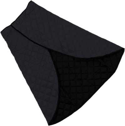 Schootdeken met Zak - Deken Schort - Buitenactiviteiten Warmte - Waterdicht Winddicht - 115 cm - Zwart