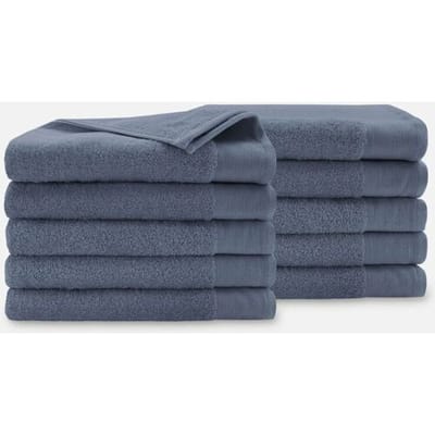 Walra Badhanddoek - Soft Cotton - Set van 10 - Hotel Kwaliteit - 100% katoen - 550 g/m² - 70x140 cm - Indigo