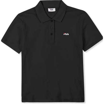 FILA Ponderano Slim Polo Shirt Black Taglia: XS | Polo Outlet | Donna | Nero