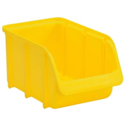 Hünersdorff 673200 Zichtbak Geschikt voor levensmiddelen (l x b x h) 242 x 240 x 145 mm Geel 1 stuk(s)