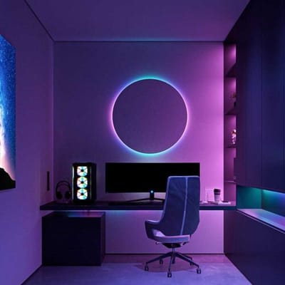 HOFTRONIC - Liora Smart LED Strip 5m - Wifi & Bluetooth - RBGWW - Met afstandsbediening - IP44 voor binnen en buiten - RGBIC - 30 LEDs/m - LED lichtslang - Slimme verlichting lichtstrip