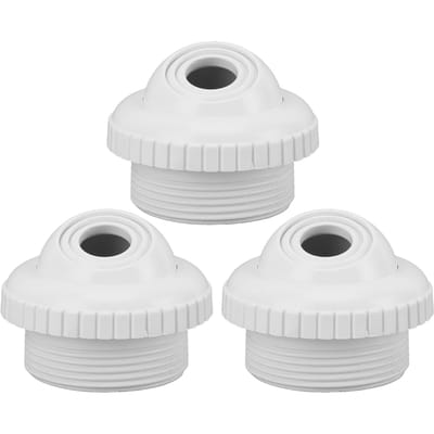3 STuks Zwembad SPA Straalpijpjes Water Richtingsstroom Inlaat Zwembad Terugkeerpijp Fitting Oogbol voor white