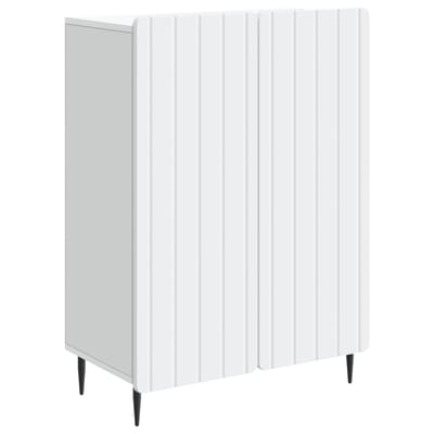 vidaXL - Dressoir - Wit - 66 - x - 34,5 - x - 92 - cm - Bewerkt - hout