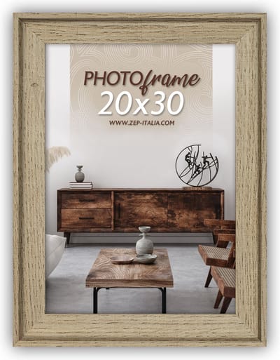 ZEP - Houten Fotolijst Torino Bruin voor foto 10x15 - RT746R