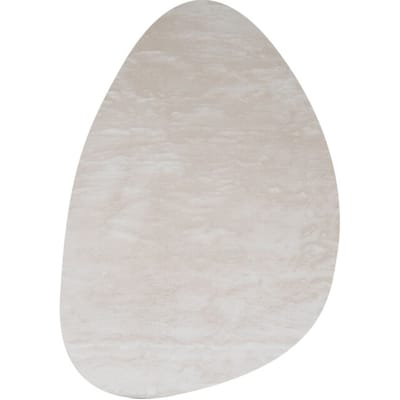 Vloerkleed Morbido Ivory 2810 - Kiezelvormig 200 x 280 cm - Extra Hoogpolig Fluffy Vloerkleed in Scandinavische / Hotel Chique Stijl