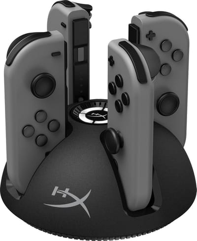 HyperX ChargePlay QUAD Controller Oplaadstation - Nintendo Switch - Zwart