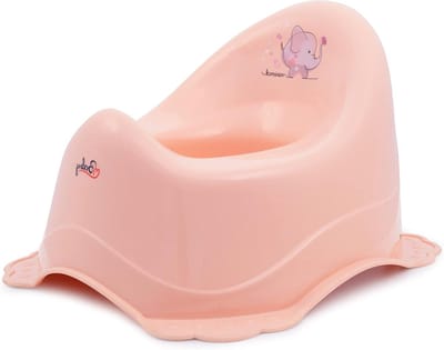 Kindertraining potje - Baby toiletje - Zindelijkheidstraining - Met anti-slip - 35x30x23 cm - Perzikroze