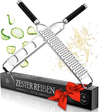 Exitoso 15796 handmatige rasp & spiraalsnijder Vlakke rasp Zwart, Zilver