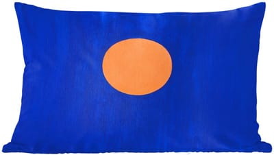 Sierkussens - Kussentjes Woonkamer - 60x40 cm - Vorm - Rond - Minimalistisch - Blauw