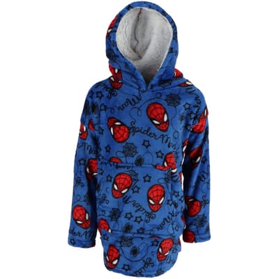 SpiderMan Hoodie Fleece deken, True Hero - Kind - One Size