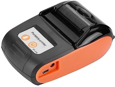 OmGoods - Dailygoody - Bonprinter - Bluetooth - Draagbare thermische printer - 58 mm - Mobiele kassabonprinter - Ideaal voor winkels en evenementen - Compa