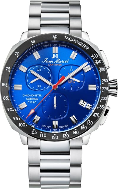Jean Marcel Herren Armbanduhr Edelstahl Glänzend 23cm