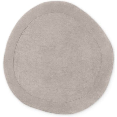 Villeroy & Boch 1812 wollen vloerkleed organisch rond Kivi Naturel Grijs - Organisch rond 160 Ø - (M)