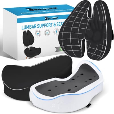 Ergonomisch Zitkussen en Lendensteunkussen voor Comfortabel Zitten
