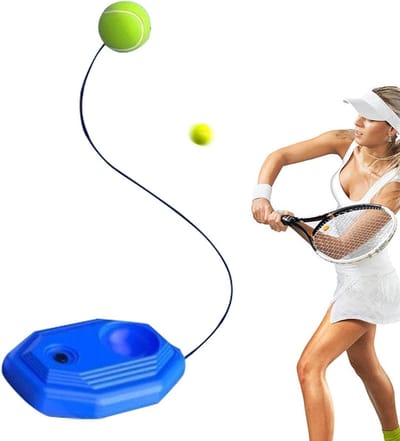 Tennis Terugkaats Set - Swing Oefening - Ritme Verbeteren - Stabiele Basis - 20x21x5cm - Niet gespecificeerd