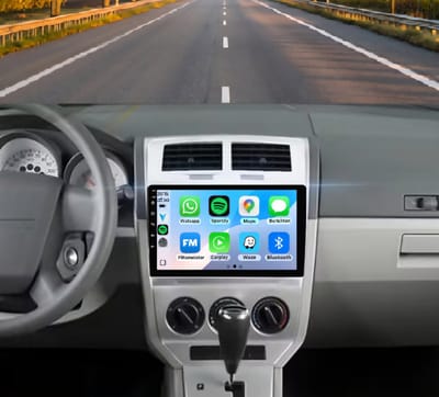 Autoradio 2/32GB met Carplay en Android auto | Geschikt voor Dodge Kaliber 2006-2011 | Radio scherm met Navigatie | 2006 2007 2008 2009 2010 | caliber
