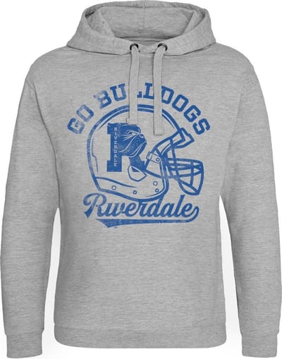 Riverdale Go Bulldogs Vintage Epic-hoodie, grijs gemêleerd