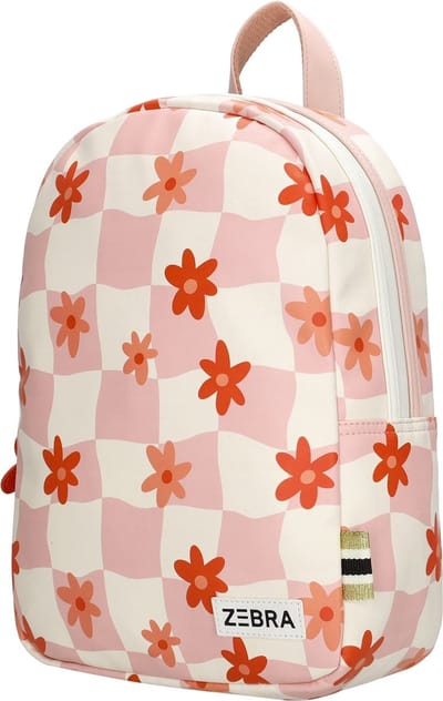 Zebra Trends Mila Rugzak Kinderen - Schooltas met ruim hoofdvak - Kinderrugzak van Nylon en Polyester - Bloemen