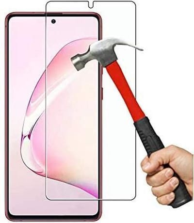 Screenprotector Glas - Tempered Glass Screen Protector Geschikt voor: Samsung Galaxy Note 10 Lite 2020 - 1x