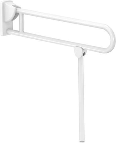 Opklapbare greep met voet Ø32 L.850 nylon wit