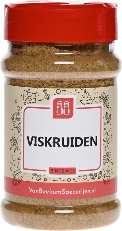 Van Beekum Specerijen - Viskruiden - Strooibus 250 Gram