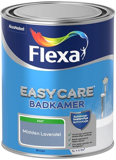 Flexa - Easycare Badkamer - Midden Lavendel - Mengverf - 1 L
