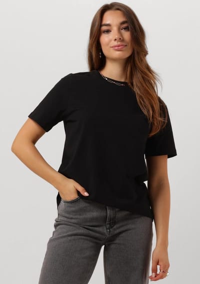 Notre-V Nv-ciska T-shirt Tops & T-shirts Dames - Zwart - Maat XS