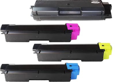 Toners Geschikt voor Kyocera TK 590 | Multipack van 4 stuks Geschikt voor Kyocera ECOSYS M6026cidn, ECOSYS M6526cdn, ECOSYS M6526cidn, ECOSYS P6026cdn, FS C2026, FS C2126