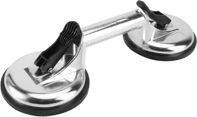 Zuignap Meubels - Glasheffer Gereedschap - Zware Voorwerpen Verplaatsen - Aluminium Legering - 32.4x10cm - Zilver