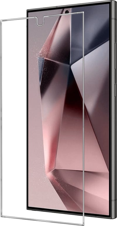 Screenprotector - Geschikt voor Samsung Galaxy S24 Ultra - Extra Sterk - Beschermglas - Gehard Glas - Tempered Glass - Screen Protector - Bescherm Cover