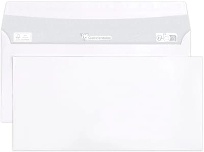 Clairalfa enveloppen DL 110x220 mm wit 80g 500 stuks