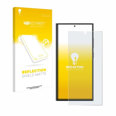 upscreen - Screenprotector voor Samsung Galaxy S24 Ultra - Folie Beschermfolie anti glare matte