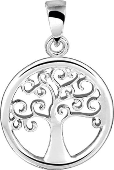The Jewelry Collection Hanger Levensboom - Zilver