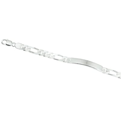 Graveerarmband Figaro Plaat 7,6 Mm 20 Cm