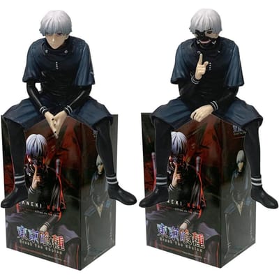 Op Voorraad Ken Kaneki Zittende Figuur Tokyo Ghoul Standbeeld Actiefiguur PVC Standbeeld Verzameling Model Speelgoed Cadeaus