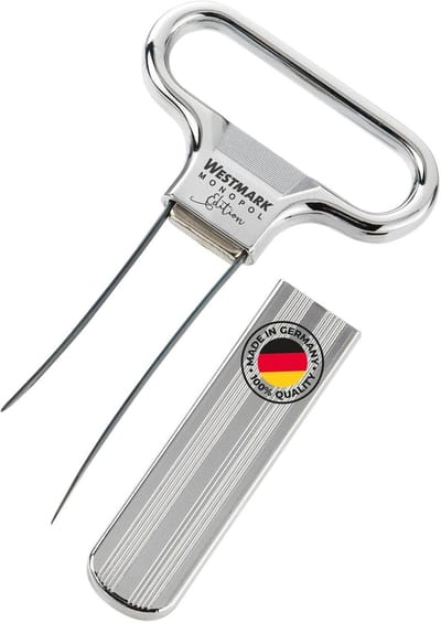 Corkscrew and Bottle Opener Monopol Edition Steel/Cast Zinc Ah-So Chrome Plated 6285336C