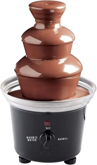 REN® Chocoladefontein - Chocolade Fontein - Smeltchocolade voor Fontein - 500ml - Zwart - 24cm x 18cm x 18cm