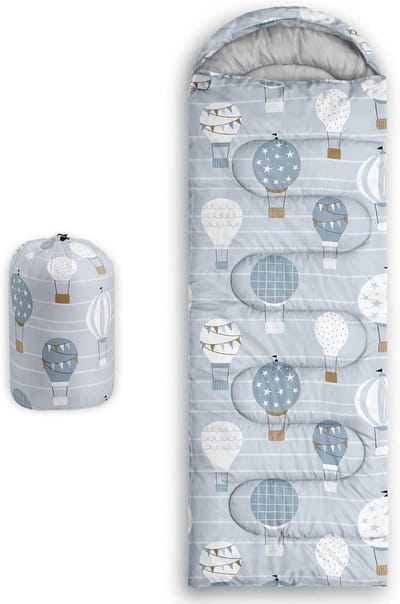 Mummieslaapzak - Kampeerslaapzak Outdoor - Kamperen en Wandelen - Waterdicht en Warm - 230 x 80 cm - null