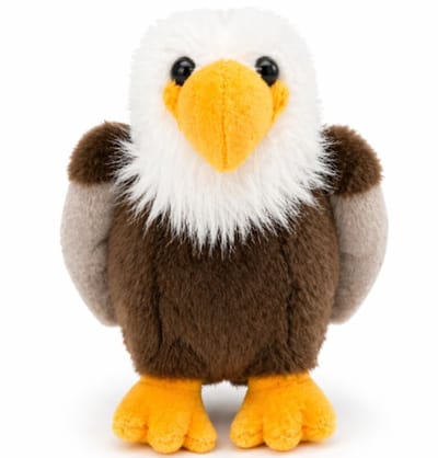 Topknuffels® Adelaar Vogel Pluche Knuffel 16 cm - Speelgoed Knuffels voor Kinderen Jongens Meisjes - Bird Eagle Plush Toy
