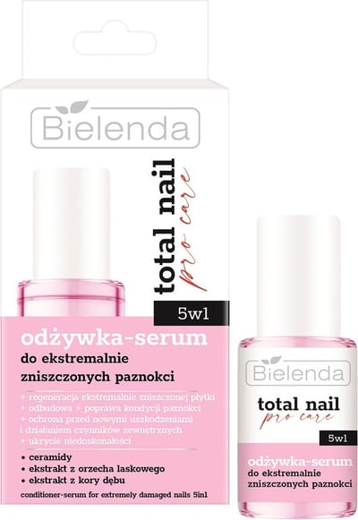 Total Nail Pro-Care conditioner-serum voor extreem beschadigde nagels 5in1 10ml