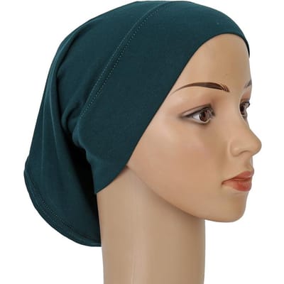 Katoen Modal Binnenste Hijab Onderkap Moslim Turban Islam Onderdoek Hijab Kapje Zacht Rekbaar Hijabs Buisvormige Kap Turbante Mujer Hoed beige