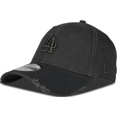 New Era LA Dodgers MLB Washed Distressed Charcoal 9FORTY Pet